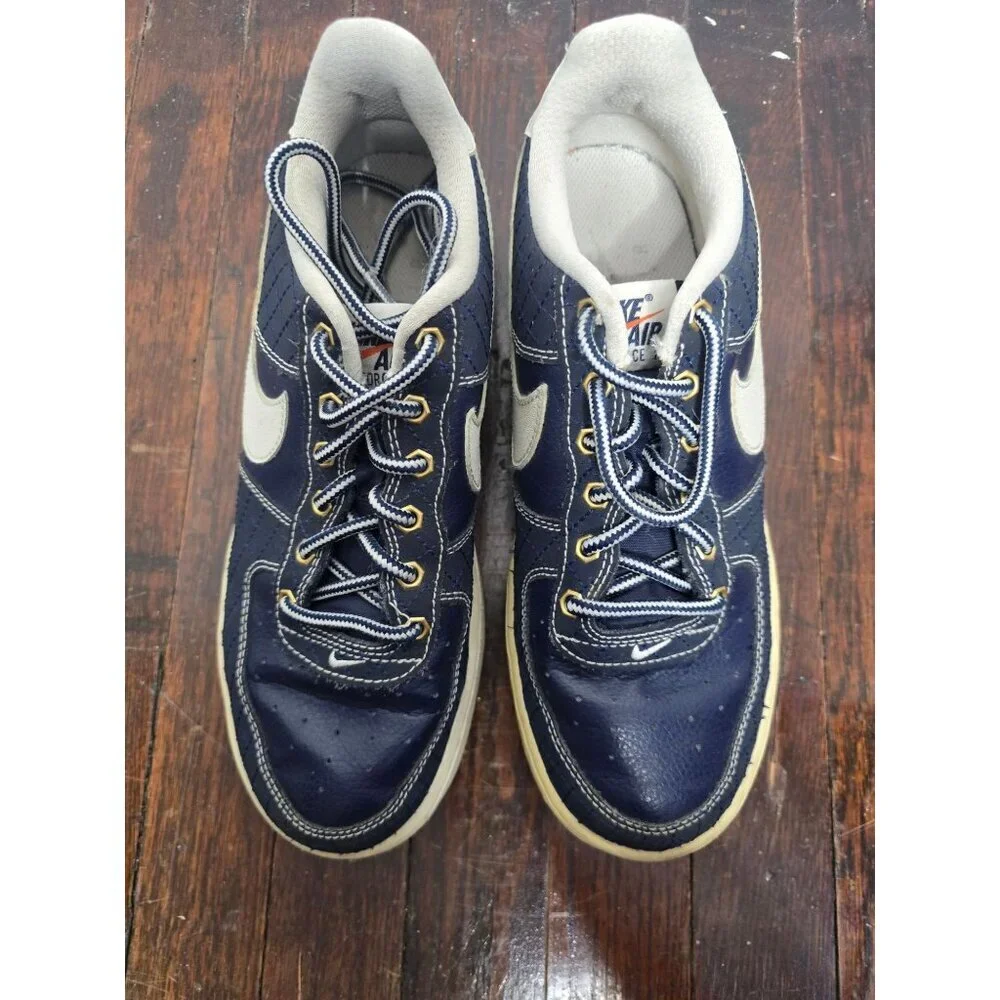 Nike Air Force 1 Premium GS Obsidian Gum Navy Blue Sneaker